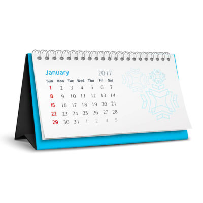 Calendario de Sobremesa Wire-O