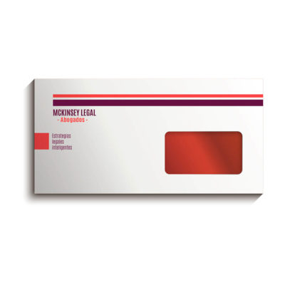 Sobre Americano con Ventana